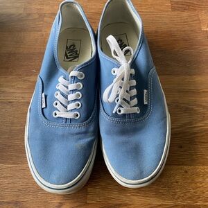 Vans Authentic Low-Top Canvas Sneakers in Light Blue